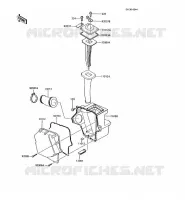FILTRE A AIR pour Kawasaki KMX200 1989
