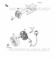 G&Eacute;N&Eacute;RATEUR pour Kawasaki KMX200 1989