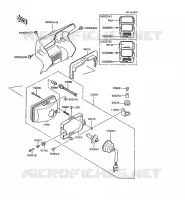 OPTIQUE(S) pour Kawasaki KMX200 1989