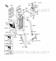 RADIATEUR pour Kawasaki KMX200 1989