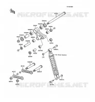 SUSPENSION pour Kawasaki KMX200 1989