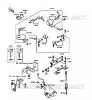 CONTACTEUR SERRURE/R&Eacute;FLECTEUR pour Kawasaki VN1500 1996