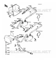 BOBINE D'ALLUMAGE pour Kawasaki VN-15 1989