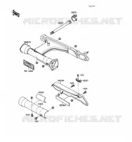 BRAS OSCILLANT pour Kawasaki VN-15 1989