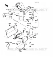 CARTOUCHE pour Kawasaki VN-15 1989