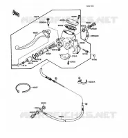 EMBRAYAGE MAITRE CYLINDRE pour Kawasaki VN-15 1989