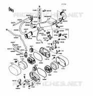 FILTRE &Agrave; AIR pour Kawasaki VN-15 1989