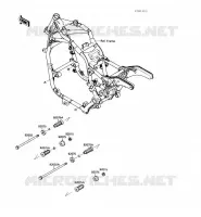 PIECE DE CADRE pour Kawasaki VN-15 1989