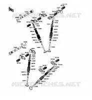 SOUPAPE pour Kawasaki VN-15 1989