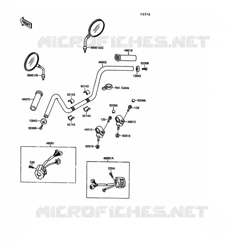 GUIDON Kawasaki MOTOS 1500 1989 VN-15  VN1500-A3