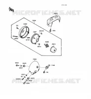 OPTIQUE ZGT00A 009976) pour Kawasaki VN-15 1991