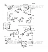 CONTACTEUR SERRURE/R&Eacute;FLECTEUR pour Kawasaki VN-15 1993