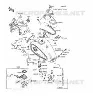 RESERVOIR CARBURANT pour Kawasaki VN-15 1994