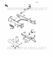 BRAS OSCILLANT pour Kawasaki VN-15SE 1989