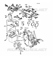 CHASSIS EQUIPMENT ELECTRIQUE pour Kawasaki VN-15SE 1989