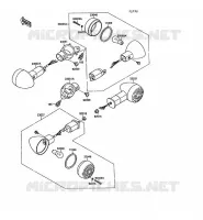 CLIGNOTANTS pour Kawasaki VN-15SE 1989
