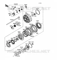 EMBRAYAGE pour Kawasaki VN-15SE 1989