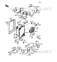 RADIATEUR pour Kawasaki VN-15SE 1989