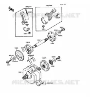 VILEBREQUIN pour Kawasaki VN-15SE 1989