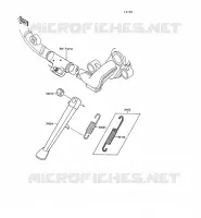 BEQUILLE pour Kawasaki VN-15SE 1990