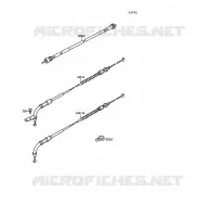 CABLE pour Kawasaki VN-15SE 1990