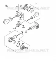 CLIGNOTANT pour Kawasaki VN-15SE 1990