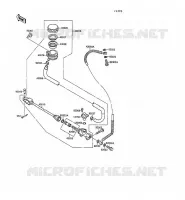 MAITRE CYLINDRE ARRI&Egrave;RE pour Kawasaki VN-15SE 1990