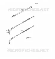 CABLE pour Kawasaki VN-15SE 1991