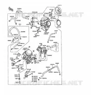 CARBURATEUR pour Kawasaki VN-15SE 1991
