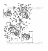 CARTER MOTEUR(S) pour Kawasaki VN-15SE 1991