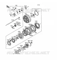 EMBRAYAGE pour Kawasaki VN-15SE 1991