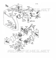 FILTRE &Agrave; AIR pour Kawasaki VN-15SE 1991