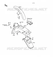 GARDE BOUE pour Kawasaki VN-15SE 1991