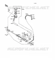 MAITRE CYLINDRE ARRI&Egrave;RE pour Kawasaki VN-15SE 1991