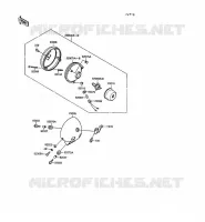 OPTIQUE ZGT00A 009976) pour Kawasaki VN-15SE 1991