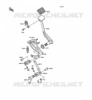PEDALE DE FREIN pour Kawasaki VN-15SE 1991