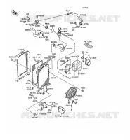 RADIATEUR pour Kawasaki VN-15SE 1991