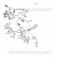 RESERVOIR CARBURANT pour Kawasaki VN-15SE 1991