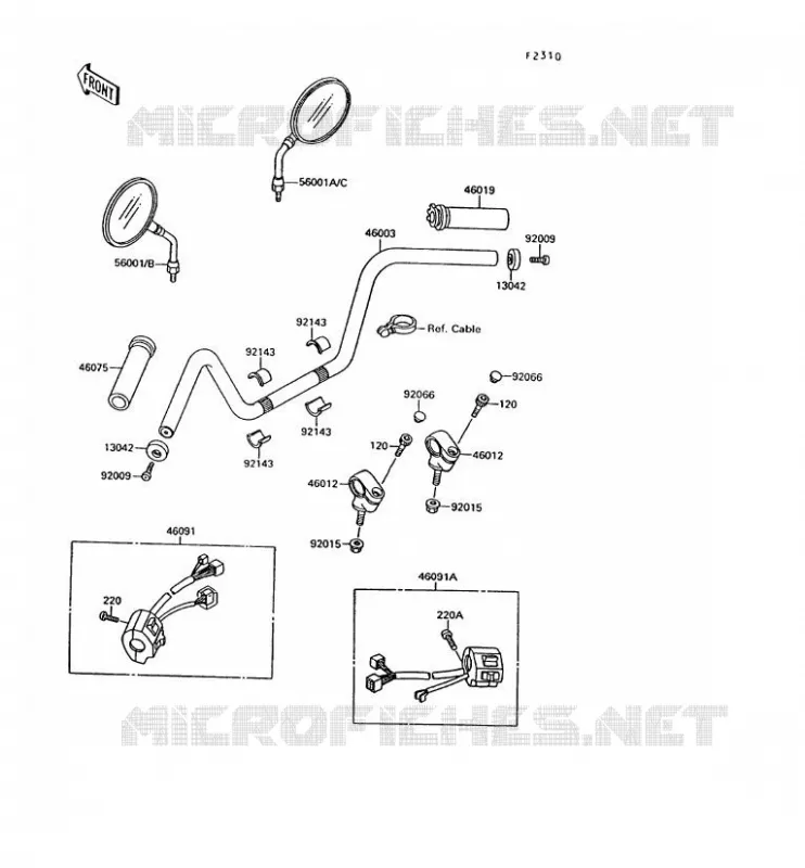 GUIDON Kawasaki MOTOS 1500 1994 VN-15  VN1500-C1