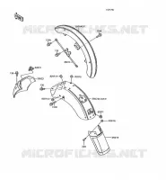 GARDE BOUE pour Kawasaki VN-15 1995