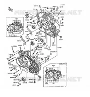 CARTER MOTEUR(S) pour Kawasaki VN-15 1997