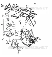 CHASSIS EQUIPMENT ELECTRIQUE pour Kawasaki VN-15 1997