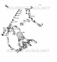 CH&Acirc;SSIS pour Kawasaki VN-15 1997