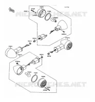 CLIGNOTANTS pour Kawasaki VN-15 1997