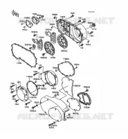 COUVERCLES MOTEUR pour Kawasaki VN-15 1997