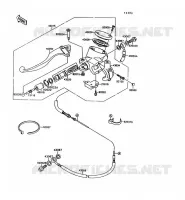 EMBRAYAGE MAITRE CYLINDRE pour Kawasaki VN-15 1997
