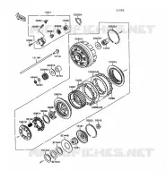 EMBRAYAGE pour Kawasaki VN-15 1997