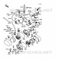 FILTRE A AIR pour Kawasaki VN-15 1997