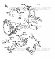 SUPPORT BATTERIE pour Kawasaki VN-15 1997