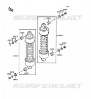 SUSPENSION/AMORTISSEUR pour Kawasaki VN-15 1997